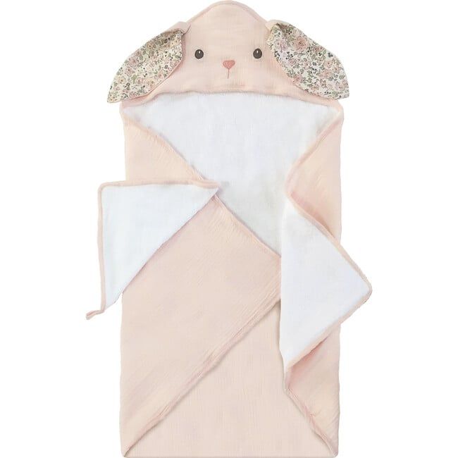 Petit Bunny Towel Set, Pink | Maisonette