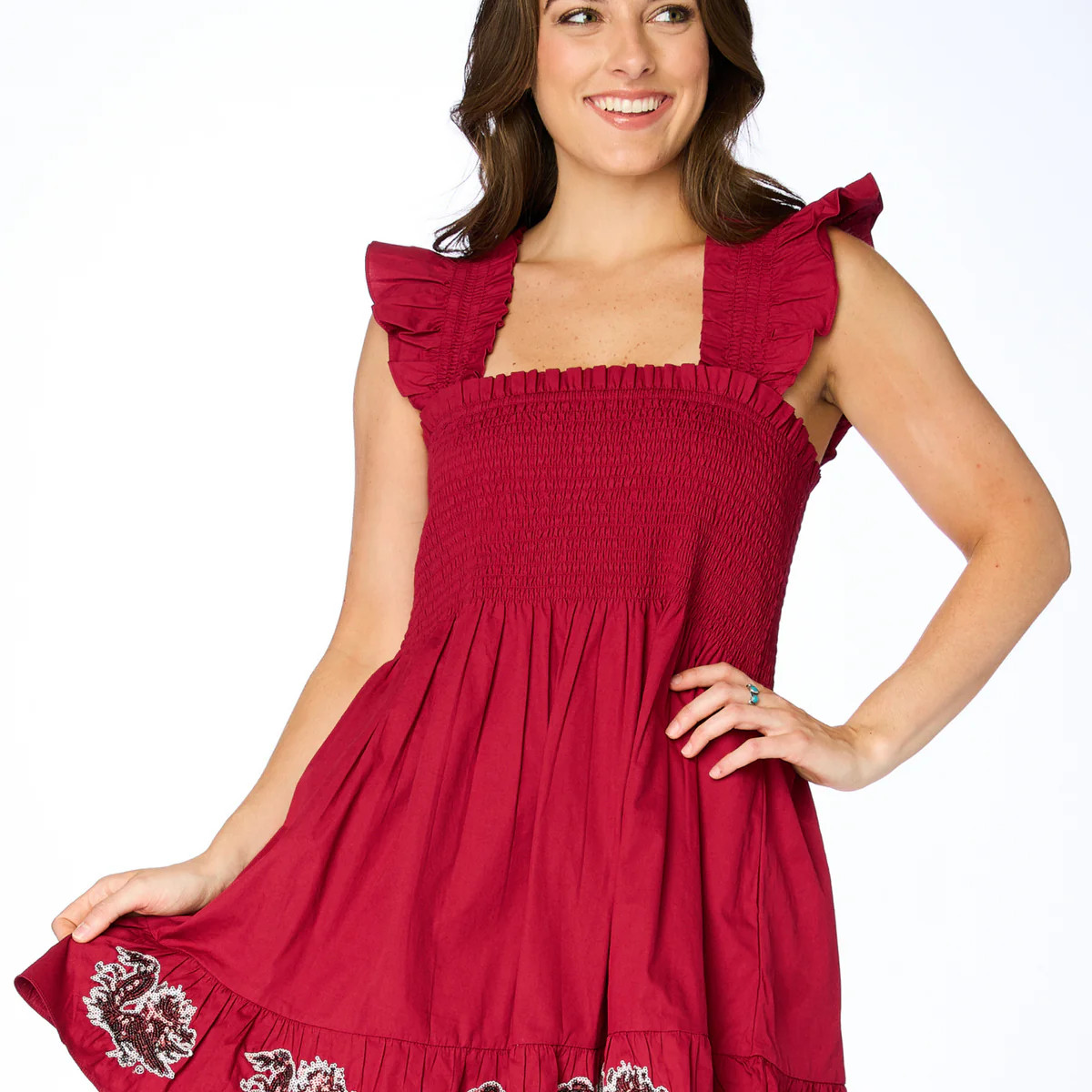 The Gamecock Smocked Sequin Dress | BuddyLove