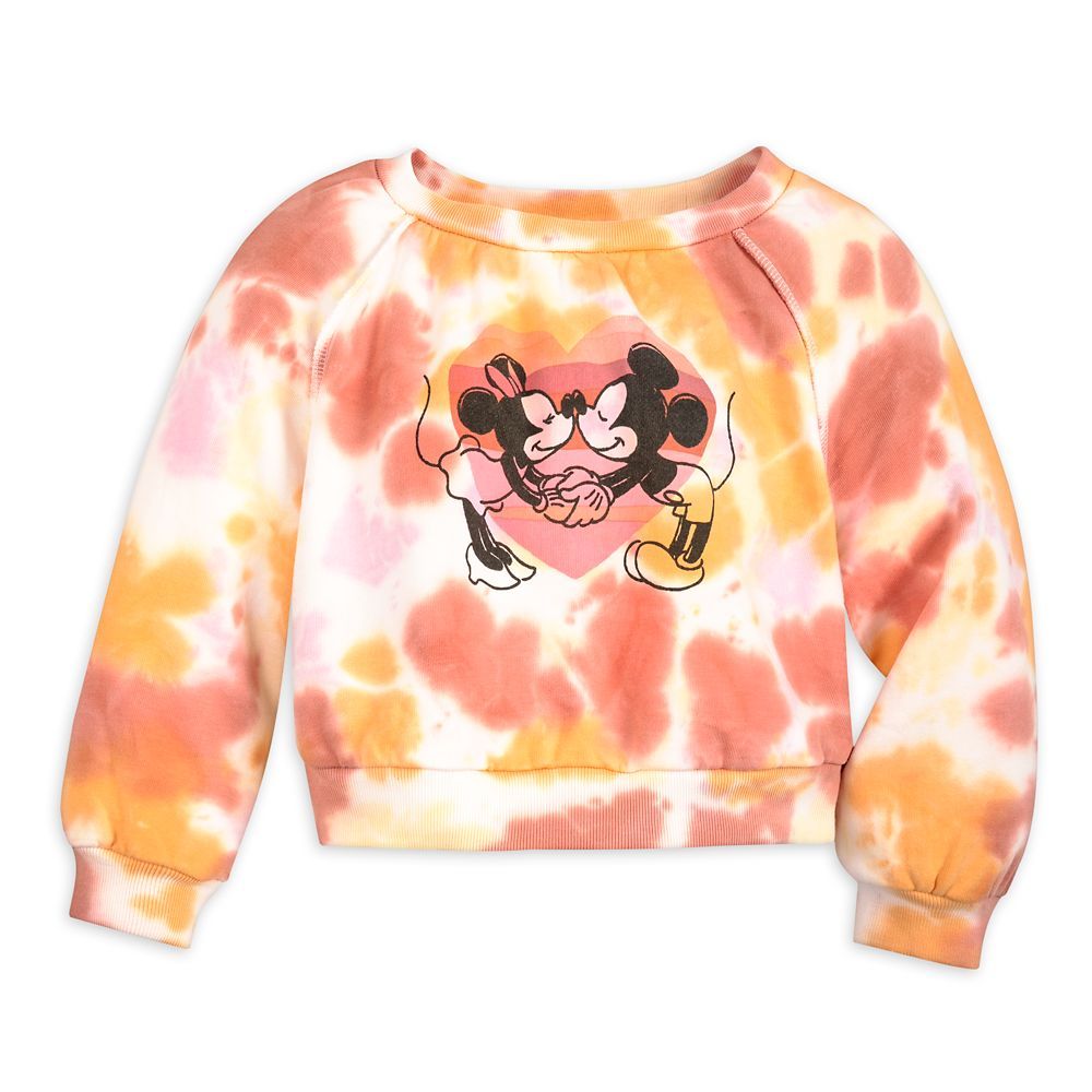 Mickey and Minnie Mouse Tie-Dye Sweatshirt for Kids | Disney Store