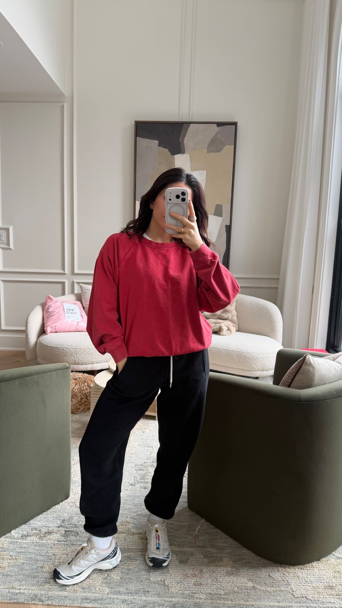 Hockey mom outfit today 