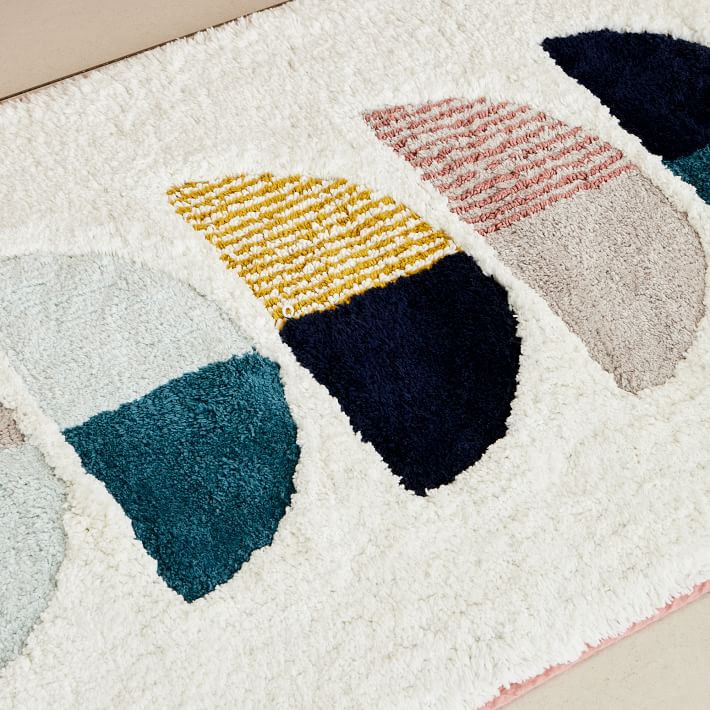 Half Moons Bath Mat Runner | West Elm (US)