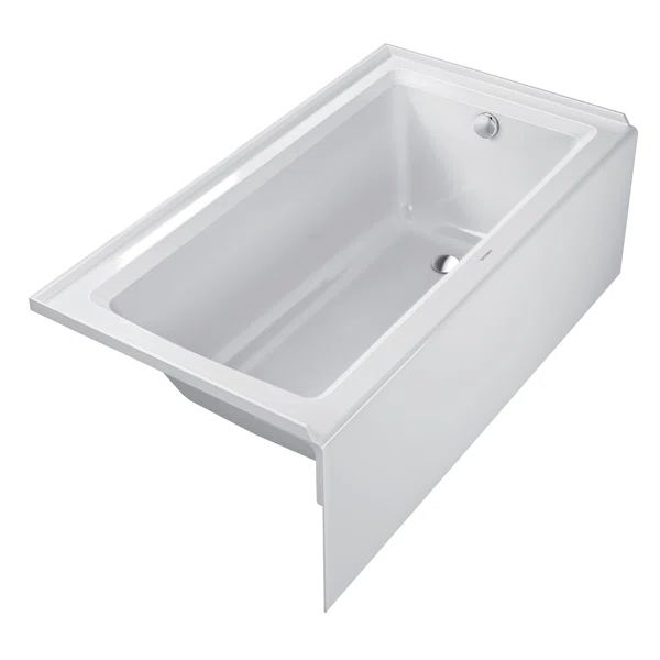 700353000000090 Architec 60" x 32" Alcove Soaking Bathtub | Wayfair North America