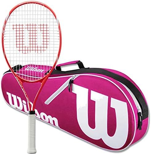 Wilson Envy XP Lite Pre-Strung Women's Oversized/Extended Tennis Racquet Bundled with a Wilson Advan | Amazon (US)