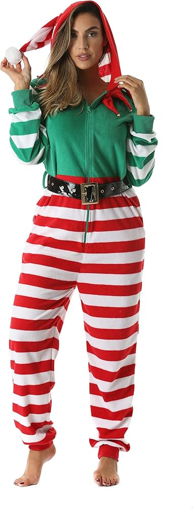 #followme Adult Christmas Onesie for Women Jumpsuit One-Piece Pajamas | Amazon (US)