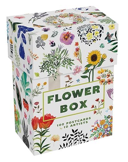 Flower Box: 100 Postcards by 10 artists | Amazon (US)