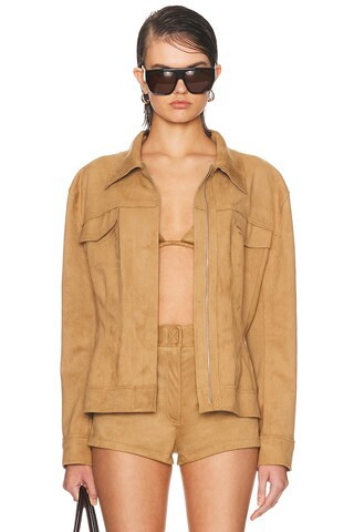 Norma Kamali Jacket in Brown | FWRD 