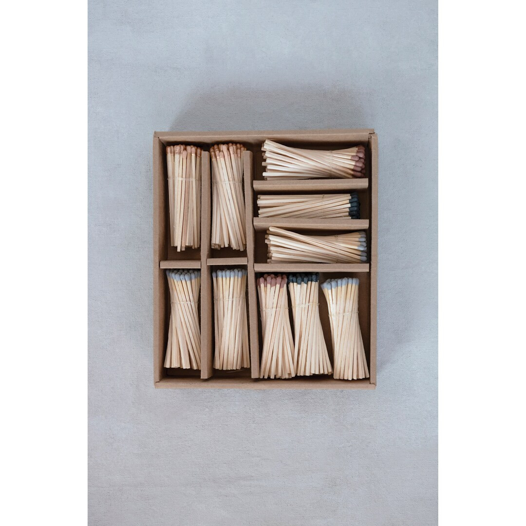 Boxed Set Safety Matches Neutral Hue - Etsy | Etsy (US)