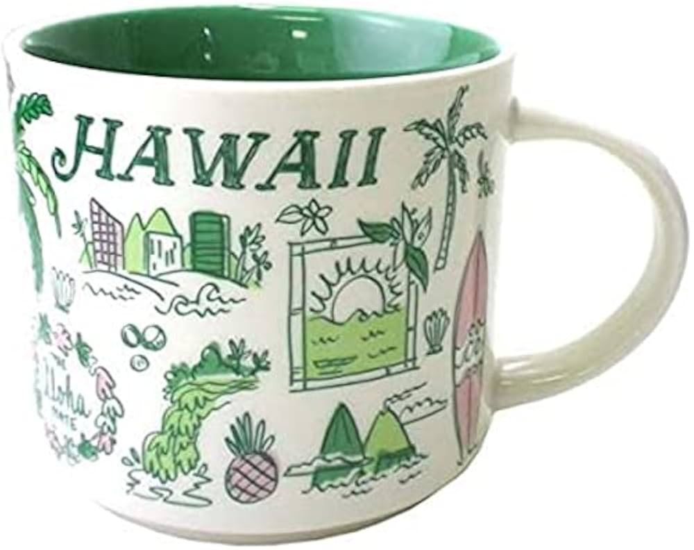 Starbucks Been There Series Hawaii 16 oz Ceramic Mug | Amazon (US)