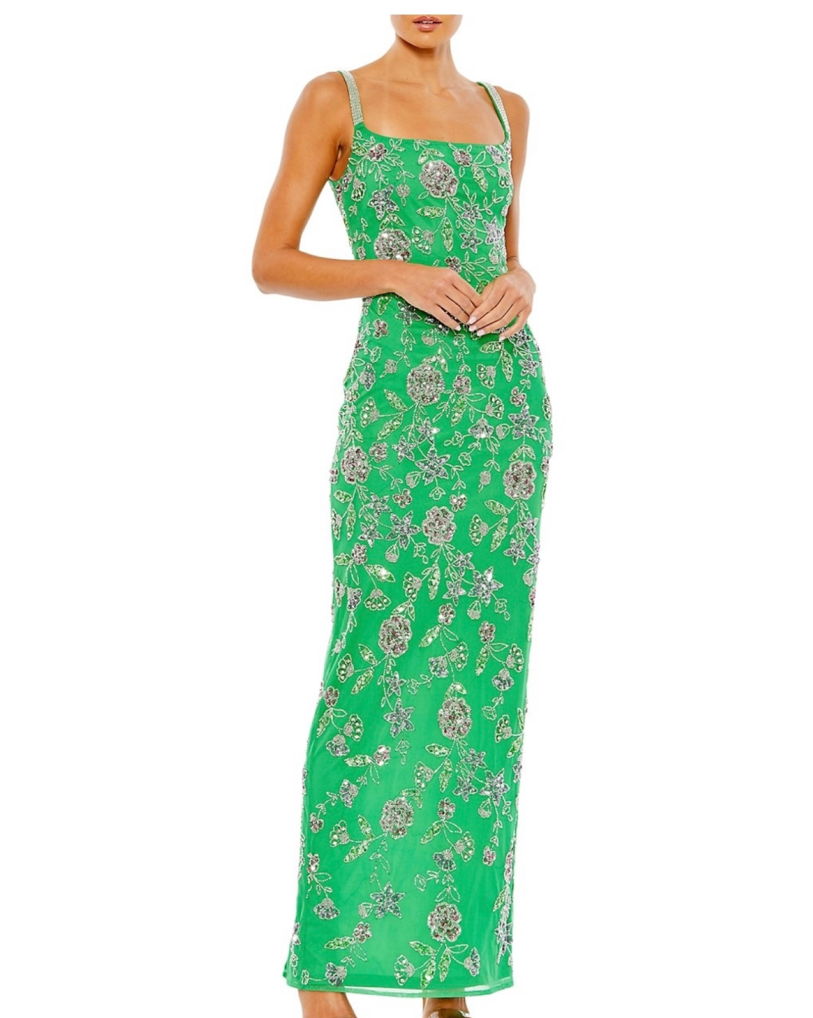 Stunning green evening gown. Perfect for any formal event including a black tie wedding. The beading is incredible and the color is so vibrant  

#LTKSeasonal #LTKFind #LTKwedding