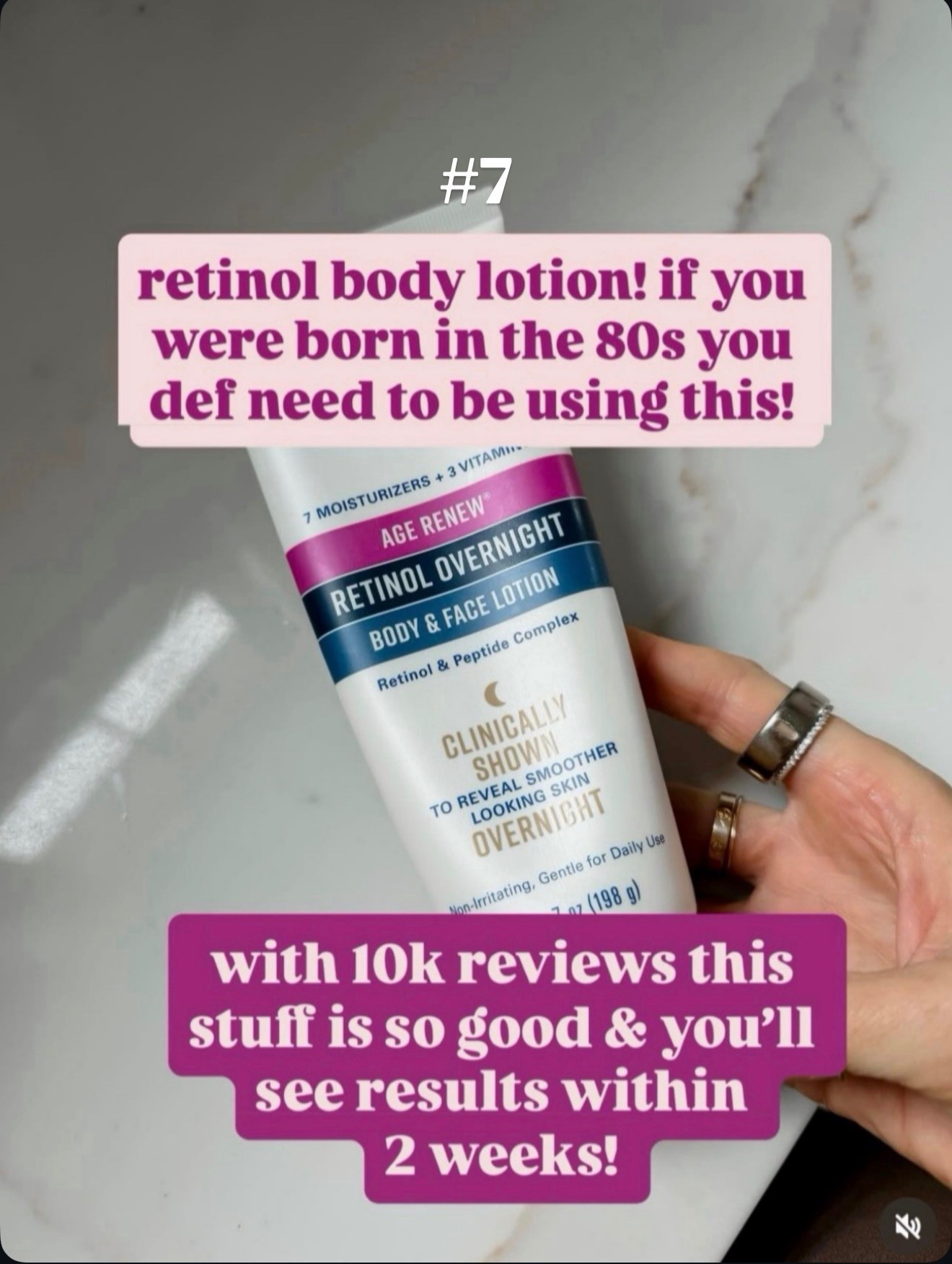 #7 top seller! If you were born in the 80s you need to be using this! Skincare shouldn’t be just for the face. Also, if you’re consistent you can see results within 2 weeks! 

#LTKselfcare #LTKmorningroutine #LTKdayinmylife