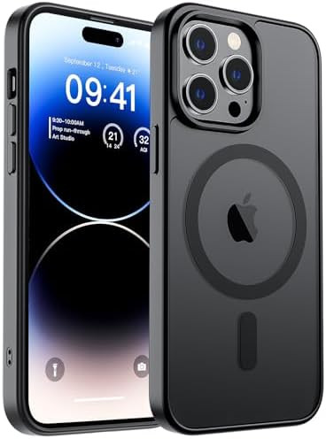 SUPFINE Magnetic for iPhone 14 Pro Max Case (Compatible with MagSafe) (Military Grade Drop Protec... | Amazon (US)