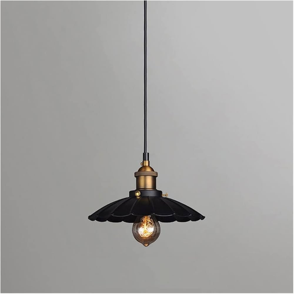 Black Pendant Light FixtureLighting, Elegant Umbrella-Shaped Ceiling Hanging Lamps for Indoor Din... | Amazon (US)