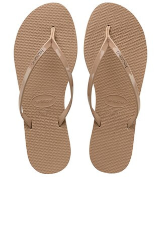 Havaianas You Metallic Flip Flop in Rose Gold from Revolve.com | Revolve Clothing (Global)