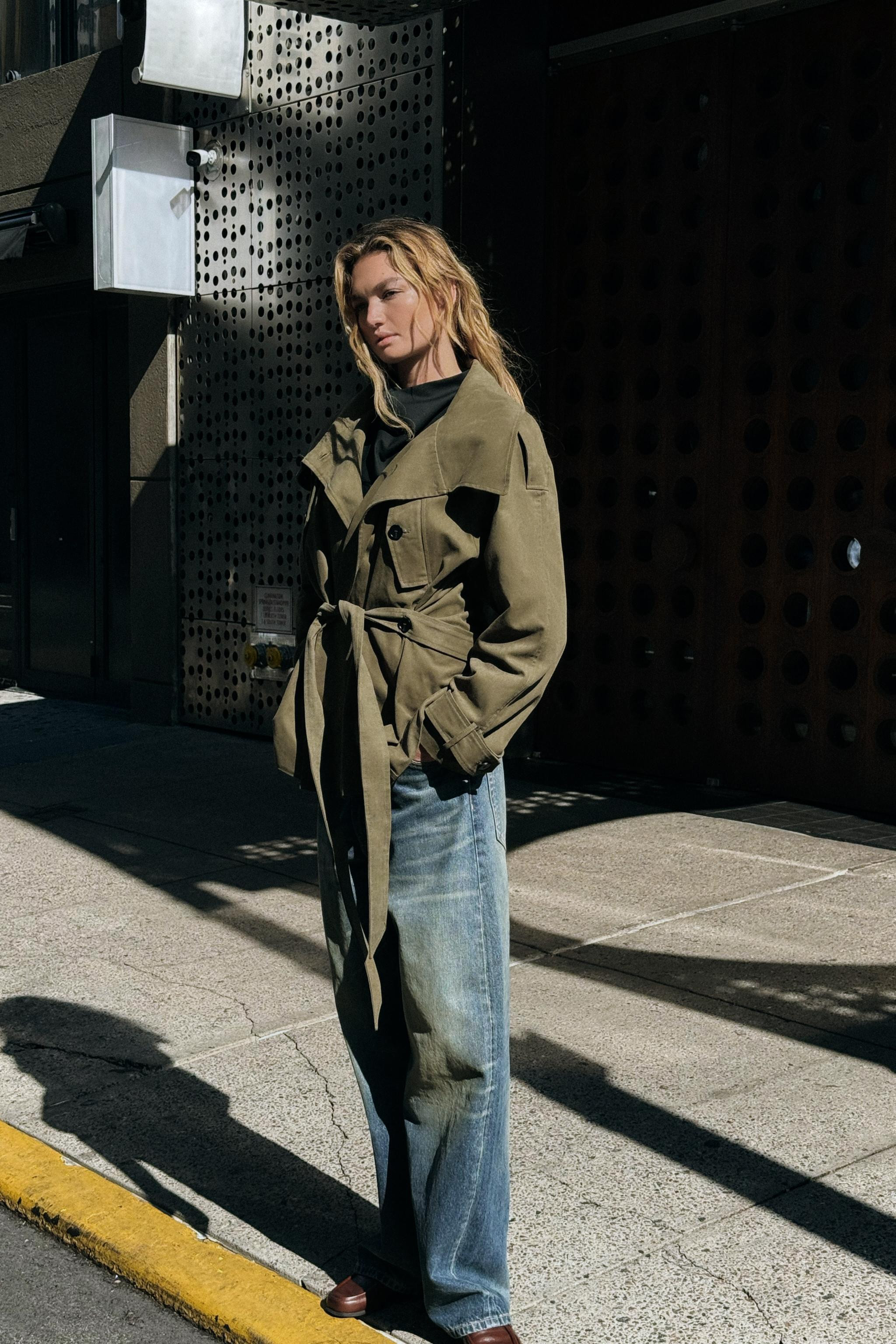 BELTED COTTON TRENCH COAT | Zara US