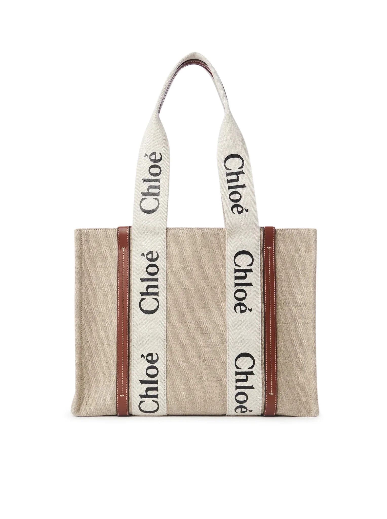 WOODY LINEN TOTE BAG - Chloe` - Woman | Suitnegozi INT