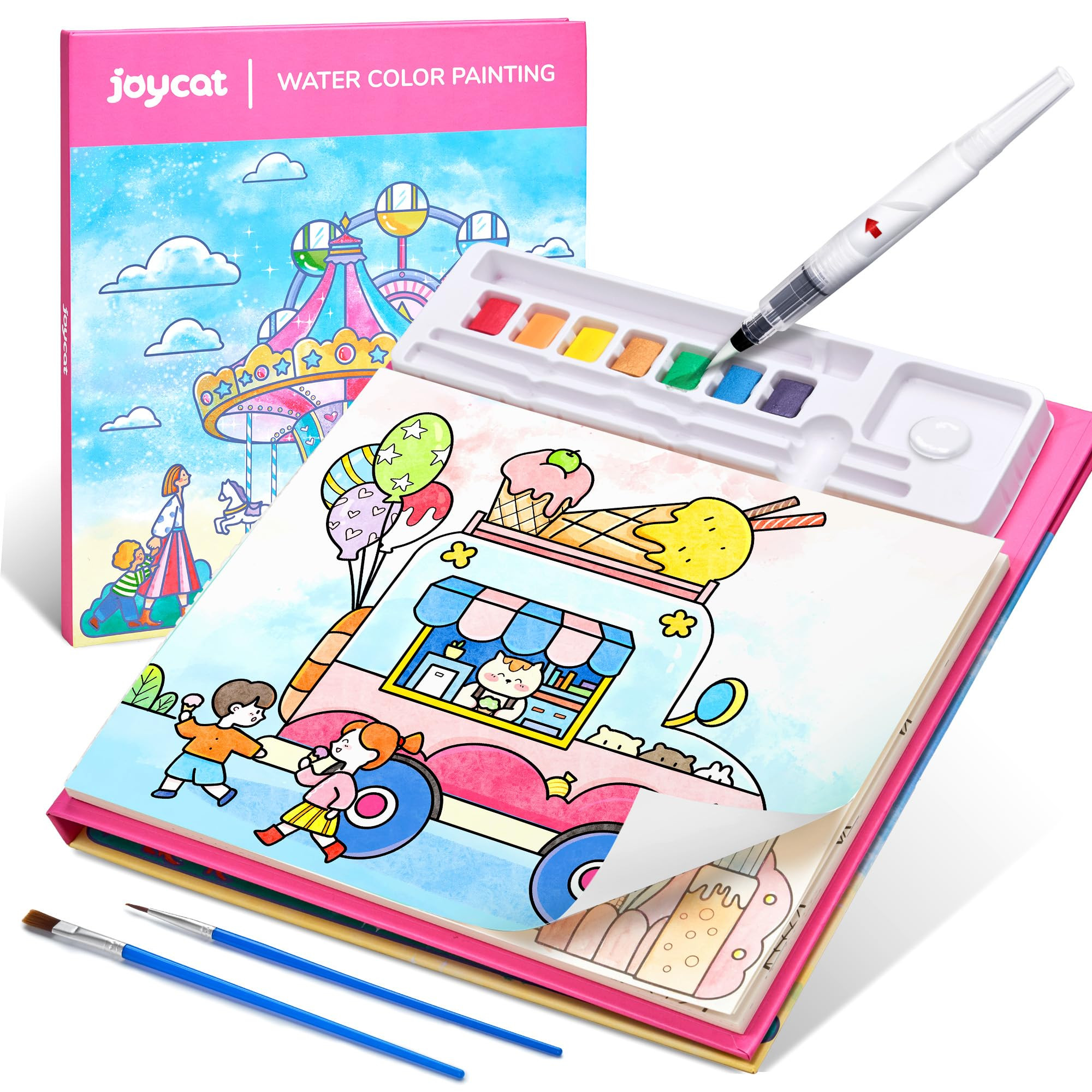 JoyCat Paint with Water Coloring Books for Toddlers, Watercolor Painting Sets for Kids Ages 3-5 4... | Amazon (CA)
