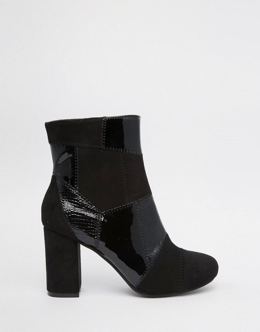 River Island Patchwork Ankle Boot | ASOS UK