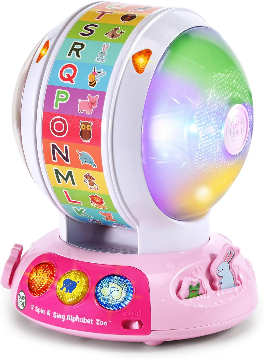 LeapFrog Spin and Sing Alphabet Zoo, Pink | Amazon (US)