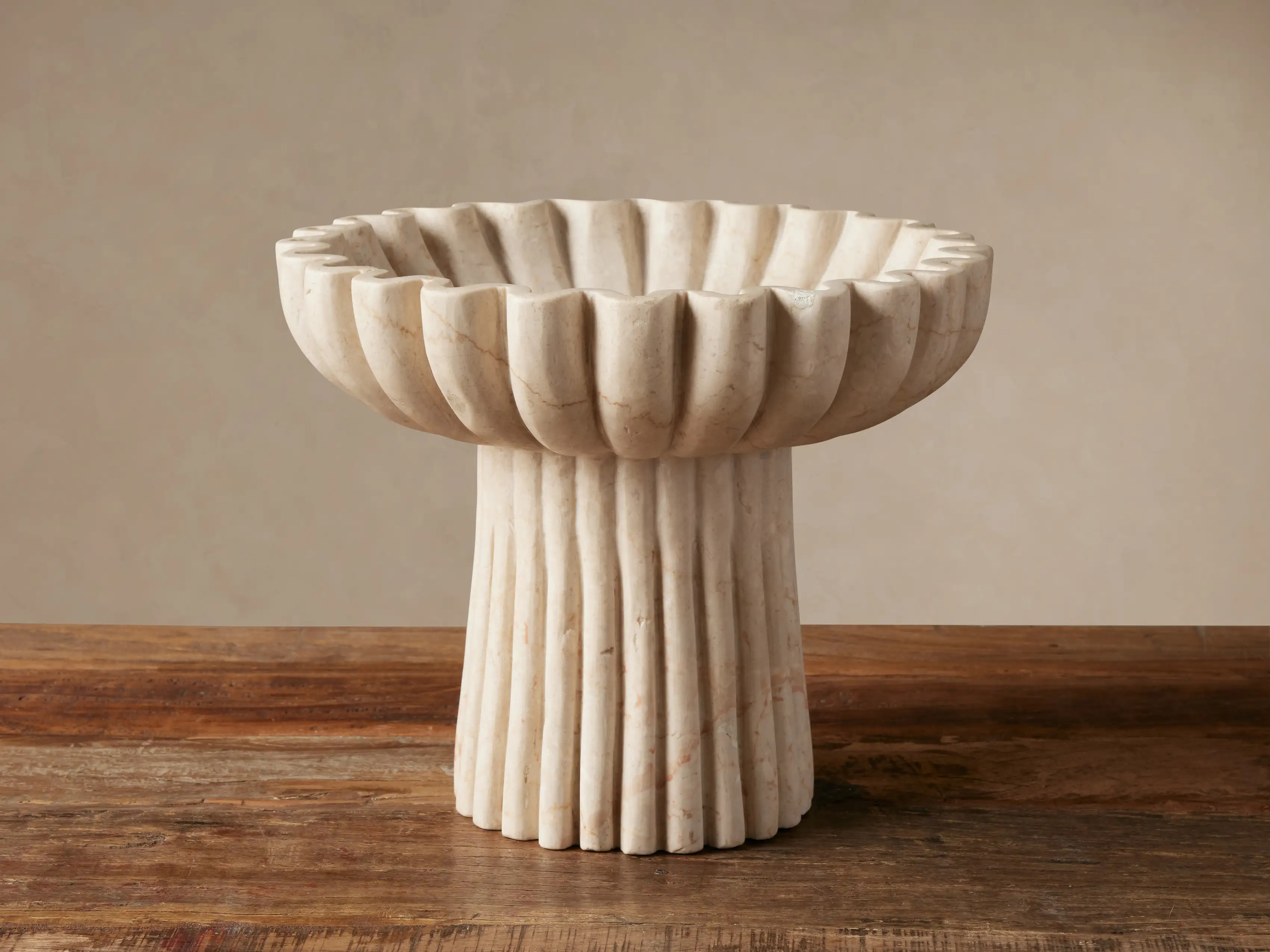 Edel Ruffle Footed Bowl | Arhaus