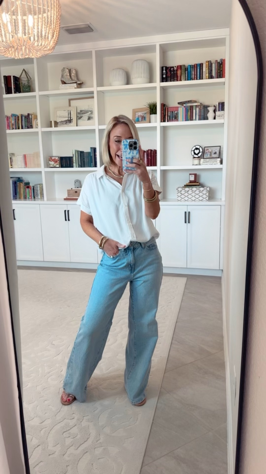 Walmart - new arrivals - part 1. Wide Leg Jeans - size 0, 31" Inseam. $26.98. 3 washes. Camp Shirt w/ Short Sleeves - size XS. $19.98. 4 colors. 

 

#LTKOver40 #LTKSeasonal