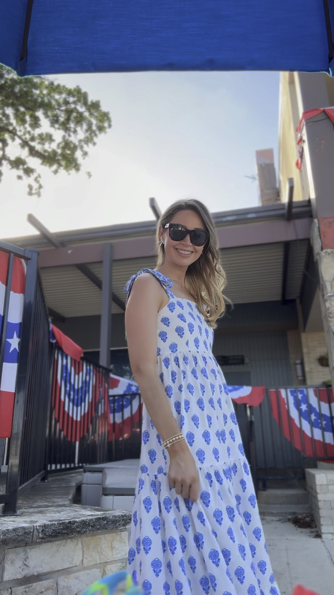 This gorgeous summer dress looks like Tuckernuck, but is Amazon! You can’t go wrong with the blue and white…it’s giving all the grand millennial, coastal chic vibes! And it’s less than $30!! (This dress would also be maternity friendly for the first and second trimester.) 

#LTKFindsUnder50 #LTKSeasonal #LTKStyleTip