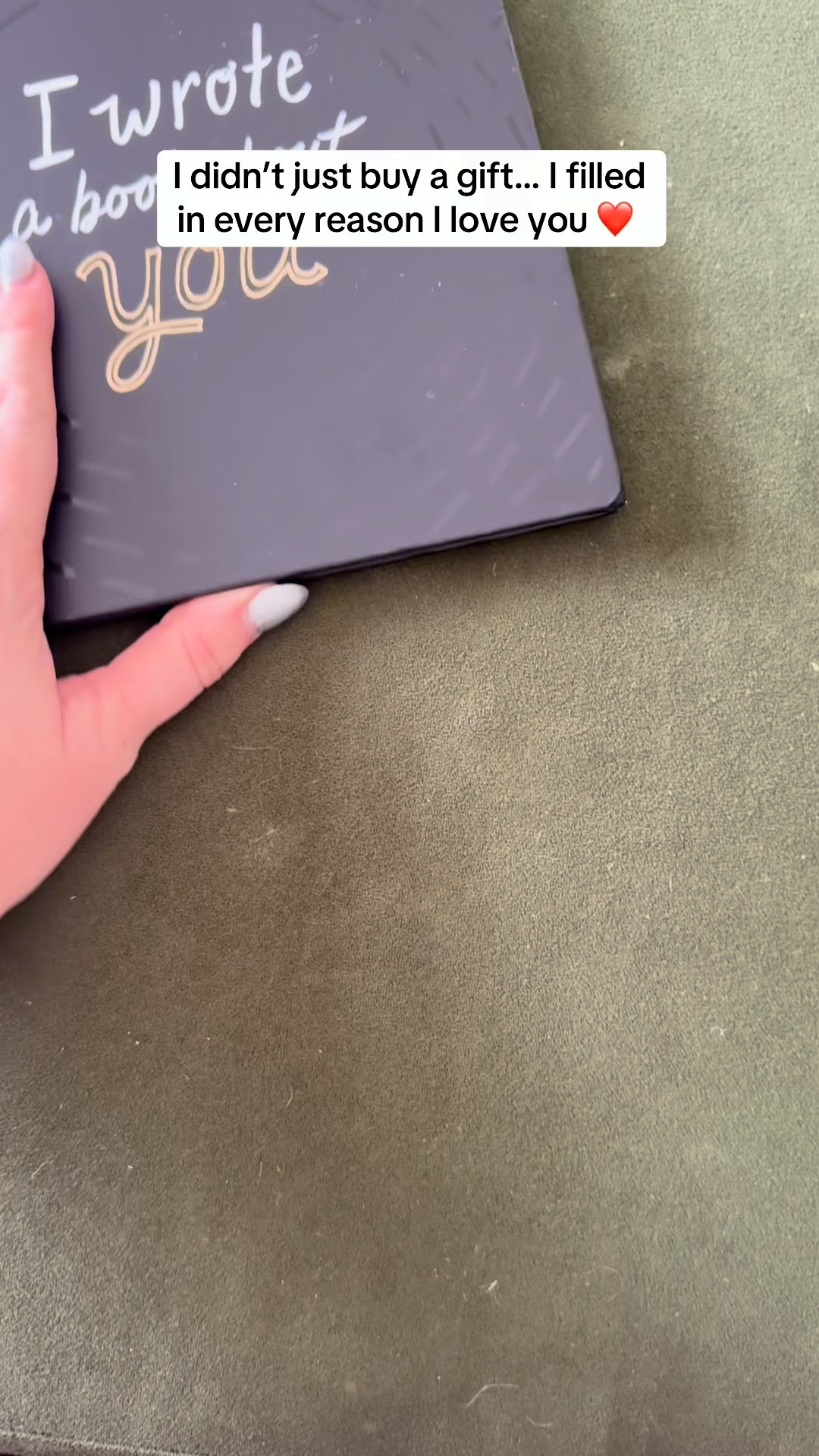 I filled in this book with all the things I love about them, and now it’s their most reread possession. If words of affirmation mean everything to them, this is the most personal gift you can give. 🤍

#iwroteabookaboutyou #fillintheblankbook #sentimentalgift #giftwithmeaning #wordsofaffirmation 

 

#LTKdayinmylife #LTKgrwm #LTKootd