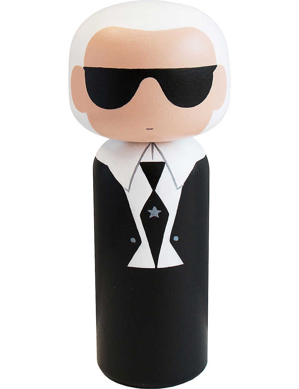 Sketch Inc Karl Lagerfeld wooden kokeshi doll | Selfridges