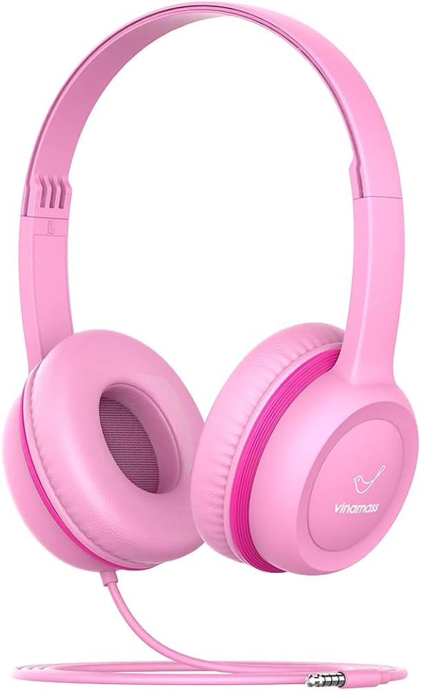 vinamass Kids Headphones, Ear Headphones for Kids, Wired Headphones with Safe Volume Limiter 85dB... | Amazon (US)