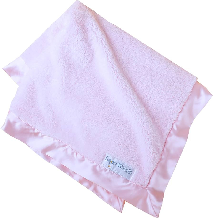 GooseWaddle Luxury Silky Smooth, Satin Trimmed Baby Blanket, 100% Polyester Machine Washable Blan... | Amazon (US)