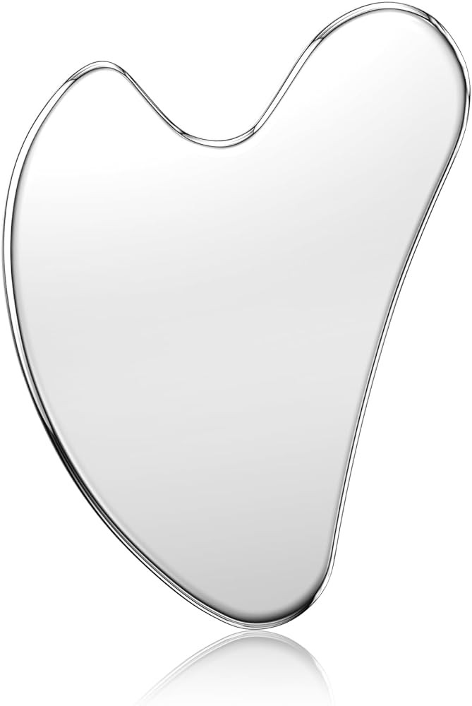 Stainless Steel Gua Sha Facial Tools, Upgrade Metal Gua-sha, Guasha Tool for Face and Body Treatm... | Amazon (US)