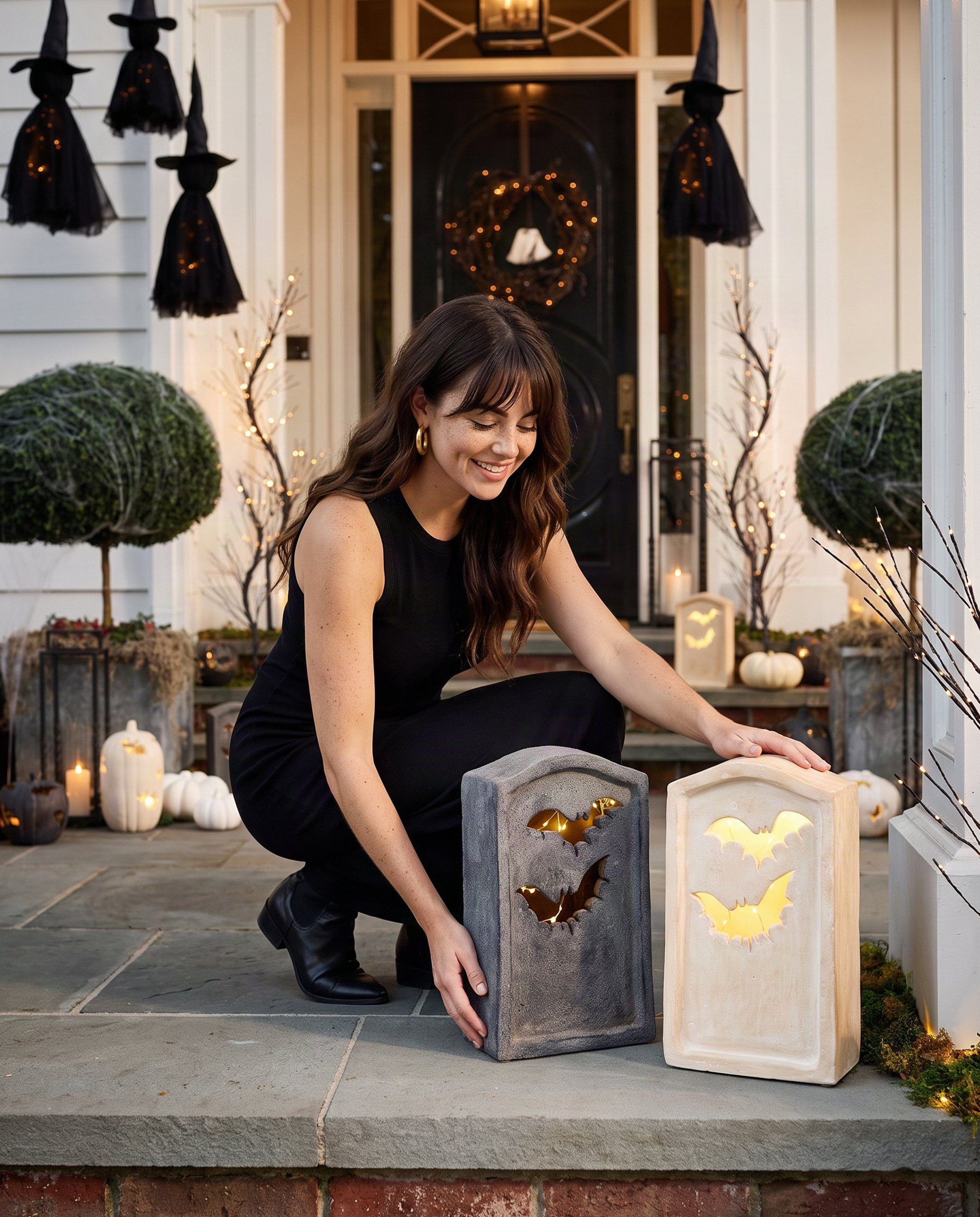 Terracotta Bat Cutout Tombstone
BUY HERE: https://bit.ly/3VUF2YS

#tombstone #halloweendecorations #halloweendecorating #HalloweenDecorIdeas #halloweendecor #halloweenishere #Halloween2026 #CommissionsEarned 

 #LTKSeasonal #LTKHome #LTKSaleAlert