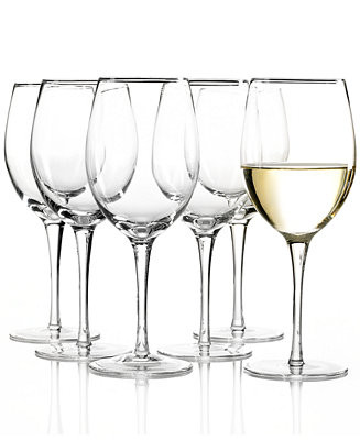 Lenox Tuscany White Wine Glasses 6 Piece Value Set - Macy's | Macy's