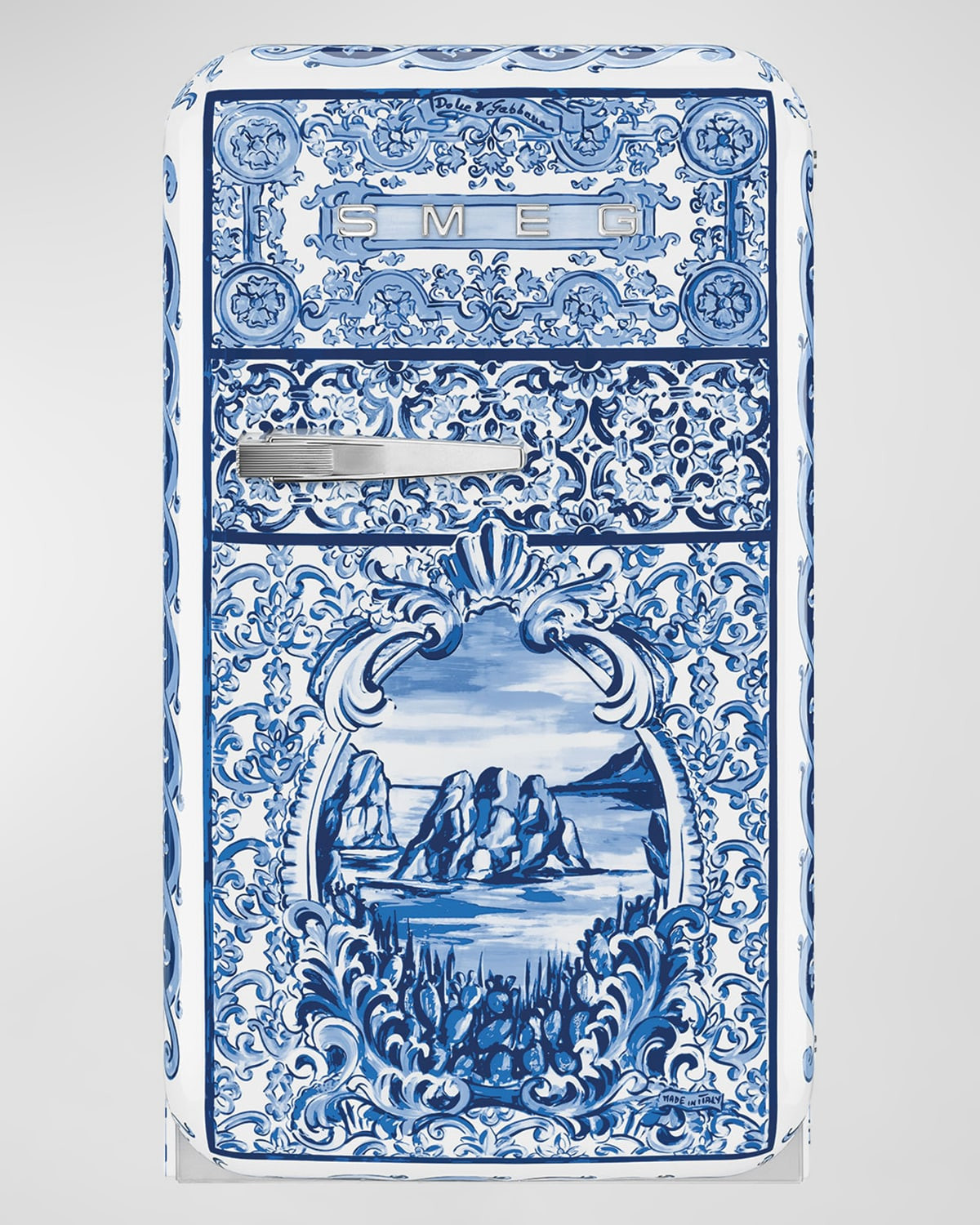 x Dolce & Gabbana Blu Mediterraneo FAB5 Mini Fridge | Neiman Marcus