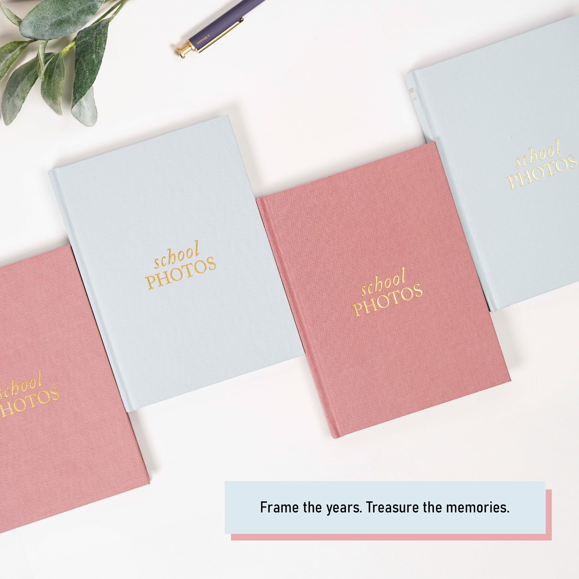 Elegant School Memory Book Prek-12 - Durable School Photo Book w/Photo Spaces, Prompts & More - 7... | Amazon (US)