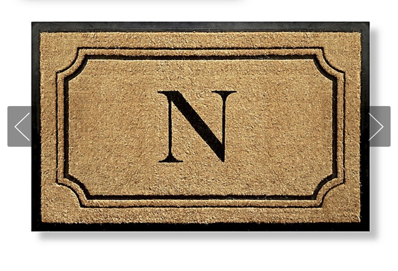 More Spring cleaning- our door mats get so trashed due to snow and ice! Looking at this Frontgate monogrammed mat to replace our old ones.

#LTKSeasonal #LTKSaleAlert #LTKSpringSale