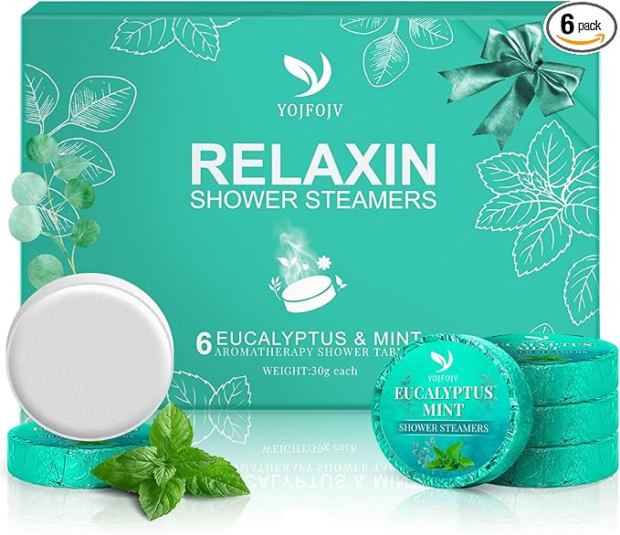 Shower Steamers Aromatherapy 6 Pack - Breathe Easy & Relaxation with Eucalyptus Menthol Essential... | Amazon (US)