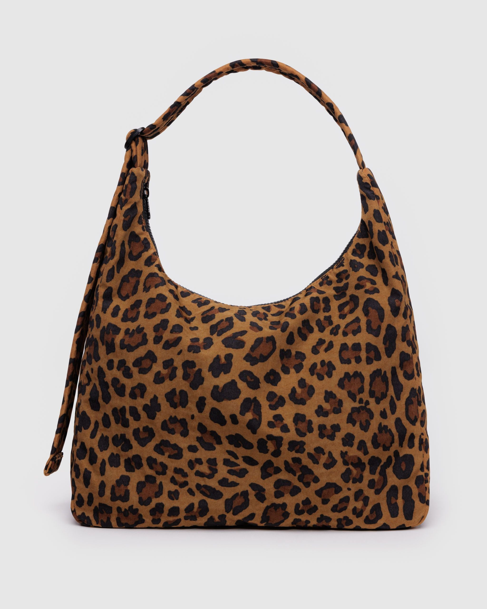 Nylon Shoulder Bag Leopard - Baggu | BAGGU
