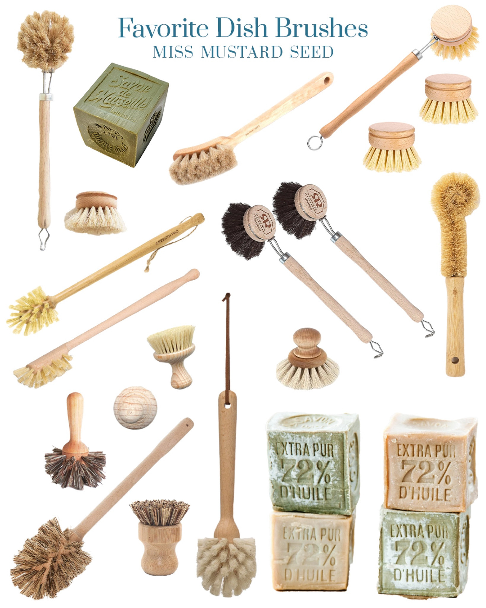 My favorite wood-handled dish brushes that are hard-working and pretty, too! ✨🍽️ Elevate your dishwashing game with these stylish and efficient #dishbrushes. Tap now to discover the perfect #kitchenessential that will make dishwashing a breeze. #cleaningtools #kitchengadgets #dishwashingmadeeasy 

#LTKhome
