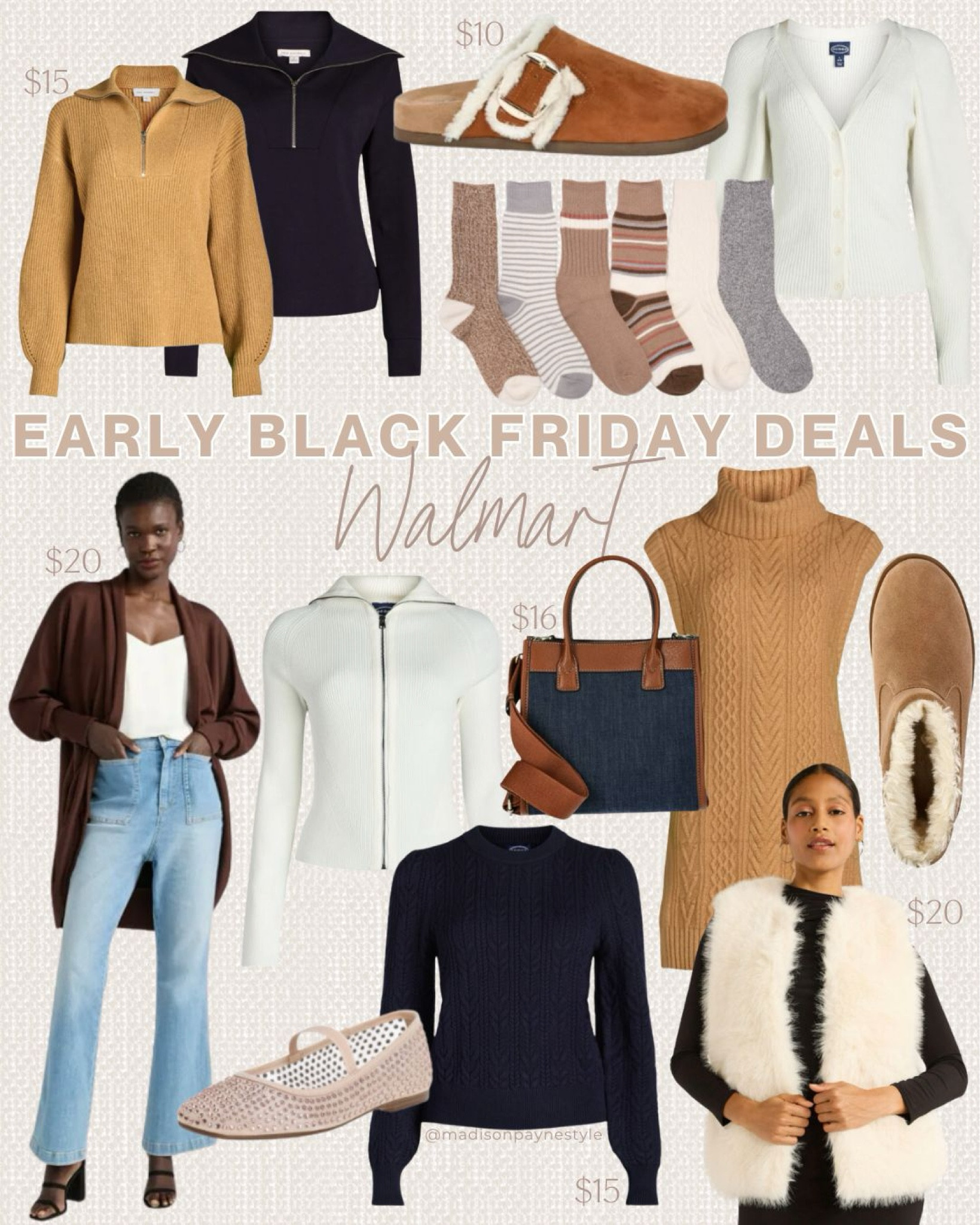 @walmart #walmartpartner #walmartdeals Early Black Friday Deals at Walmart 🤩 there’s a lot of great fashion included in Walmart’s Early Black Friday Sale

Walmart, Black Friday, Black Friday sale, Black Friday deals, Walmart Black Friday, Walmart style, Walmart fashion, Madison Payne 

#LTKSeasonal #LTKStyleTip #LTKSaleAlert