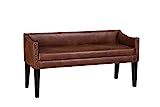 Leffler Home Whitney Transitional Long Upholstered Bench, Brown | Amazon (US)