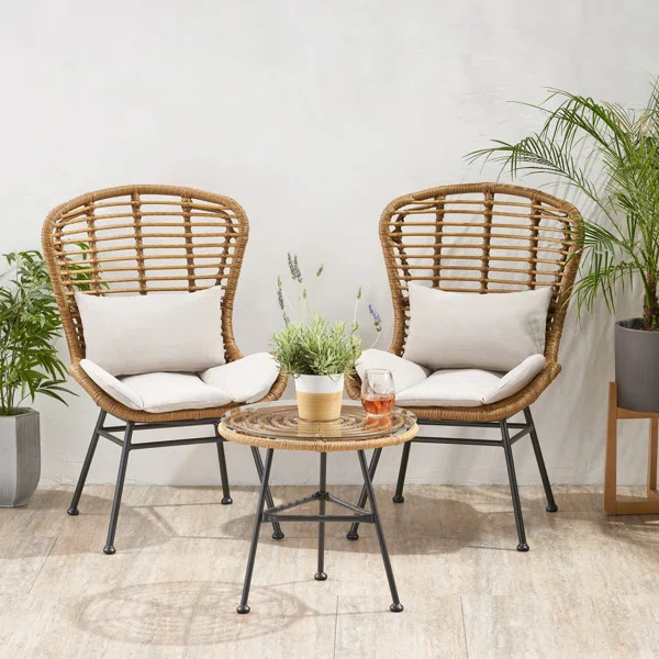 Kidsgrove 2 - Person Seating Group with Cushions | Wayfair North America