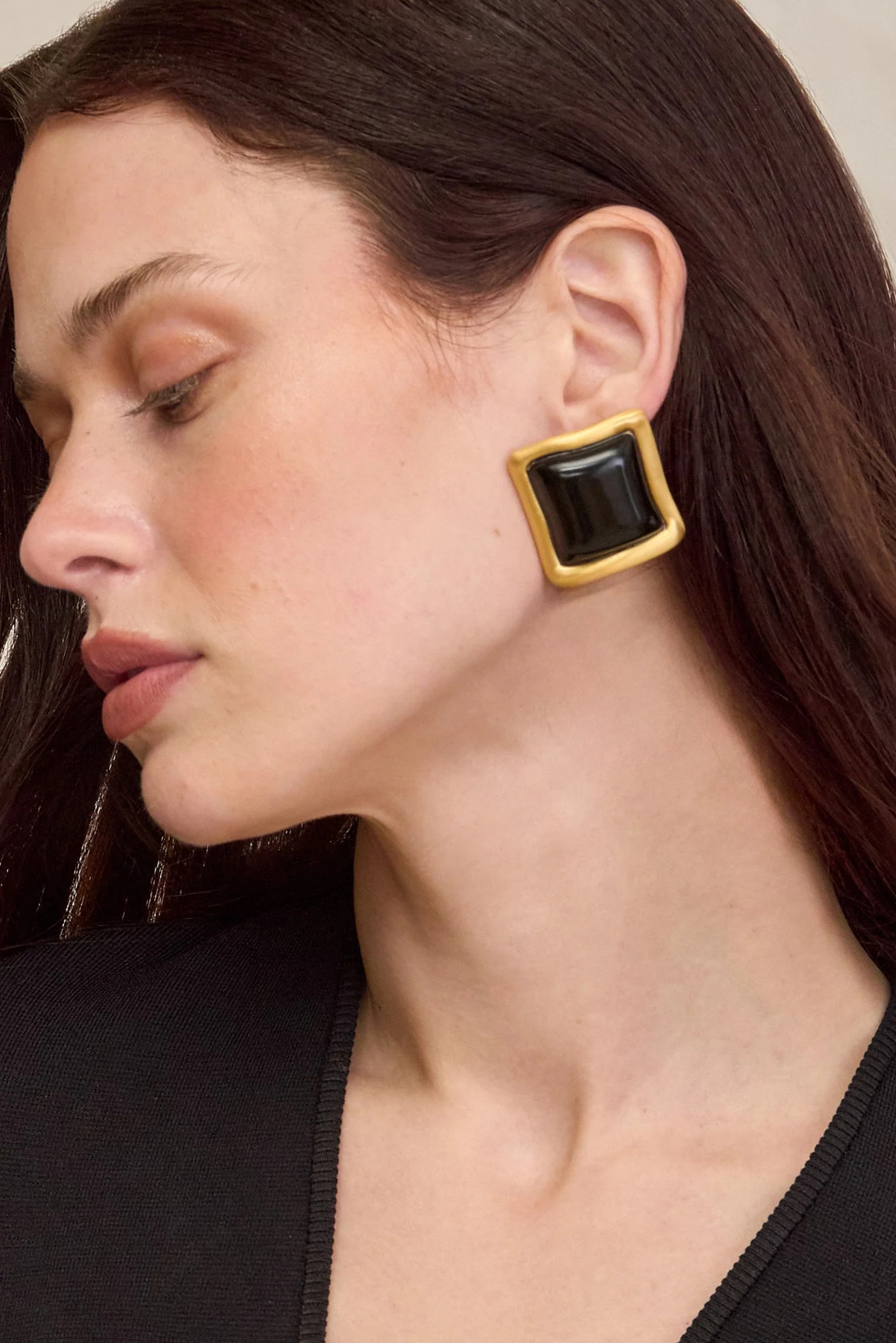 SUNI EARRING - ONYX | Cult Gaia - US