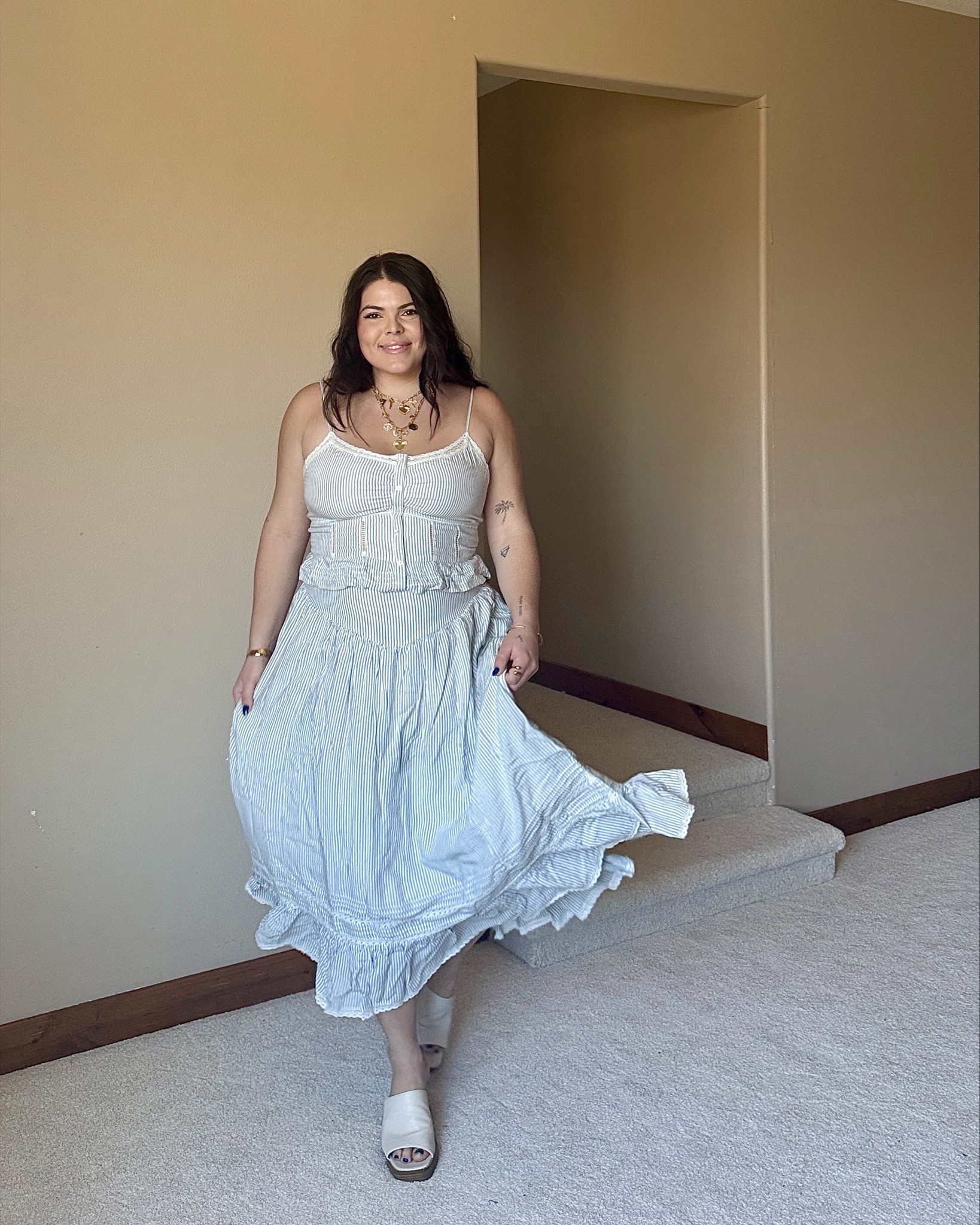 Spring two piece set that would be so cute for spring break or vacation! Wearing size xl (14) 



#LTKMidsize #LTKFindsUnder50 #LTKFindsUnder100