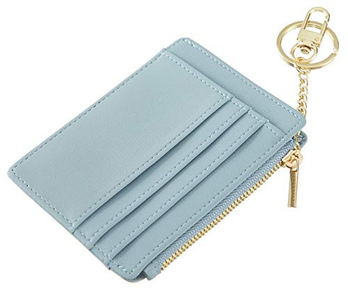 Sodsay Card Case Slim Front Pocket Wallet for Women Credit Card Holder with Keychain | Amazon (US)