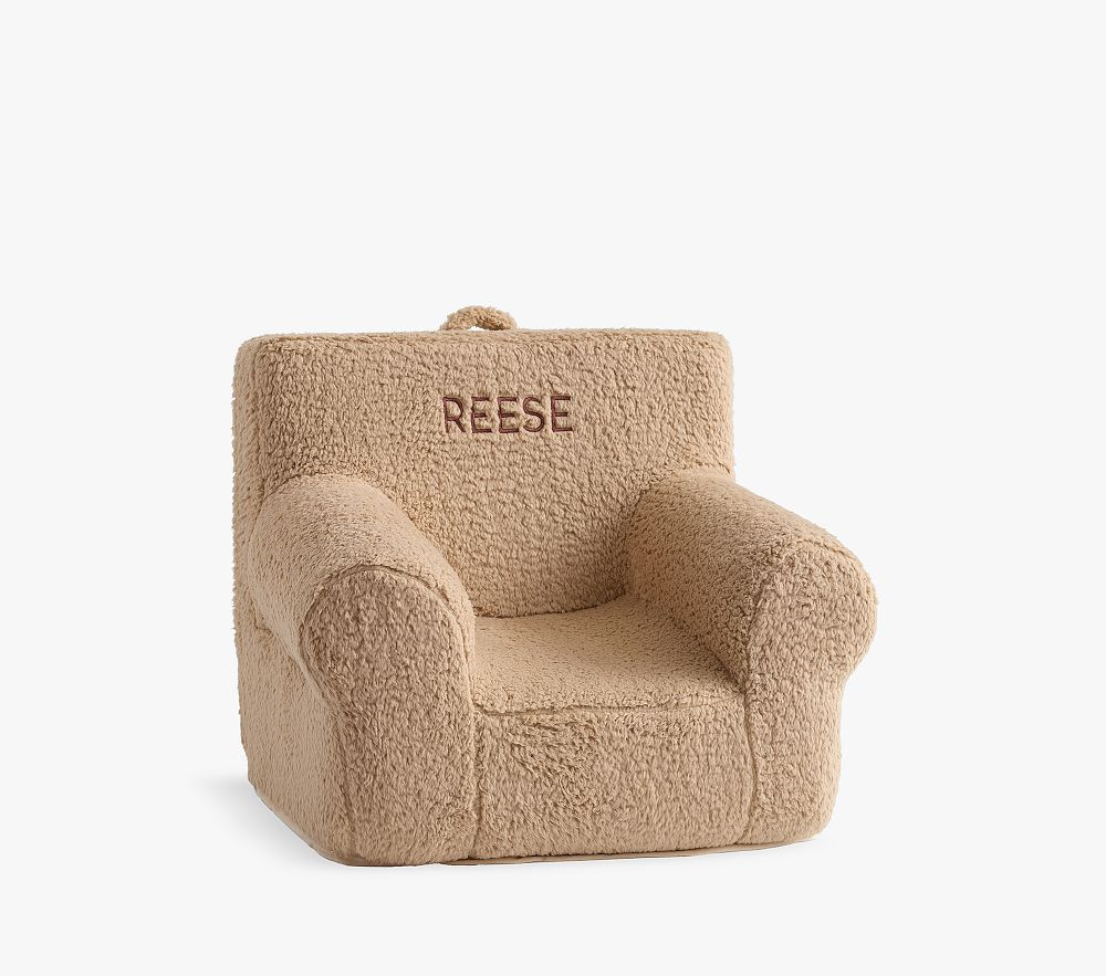 Anywhere Chair®, Oatmeal Cozy Sherpa Slipcover Only | Pottery Barn Kids