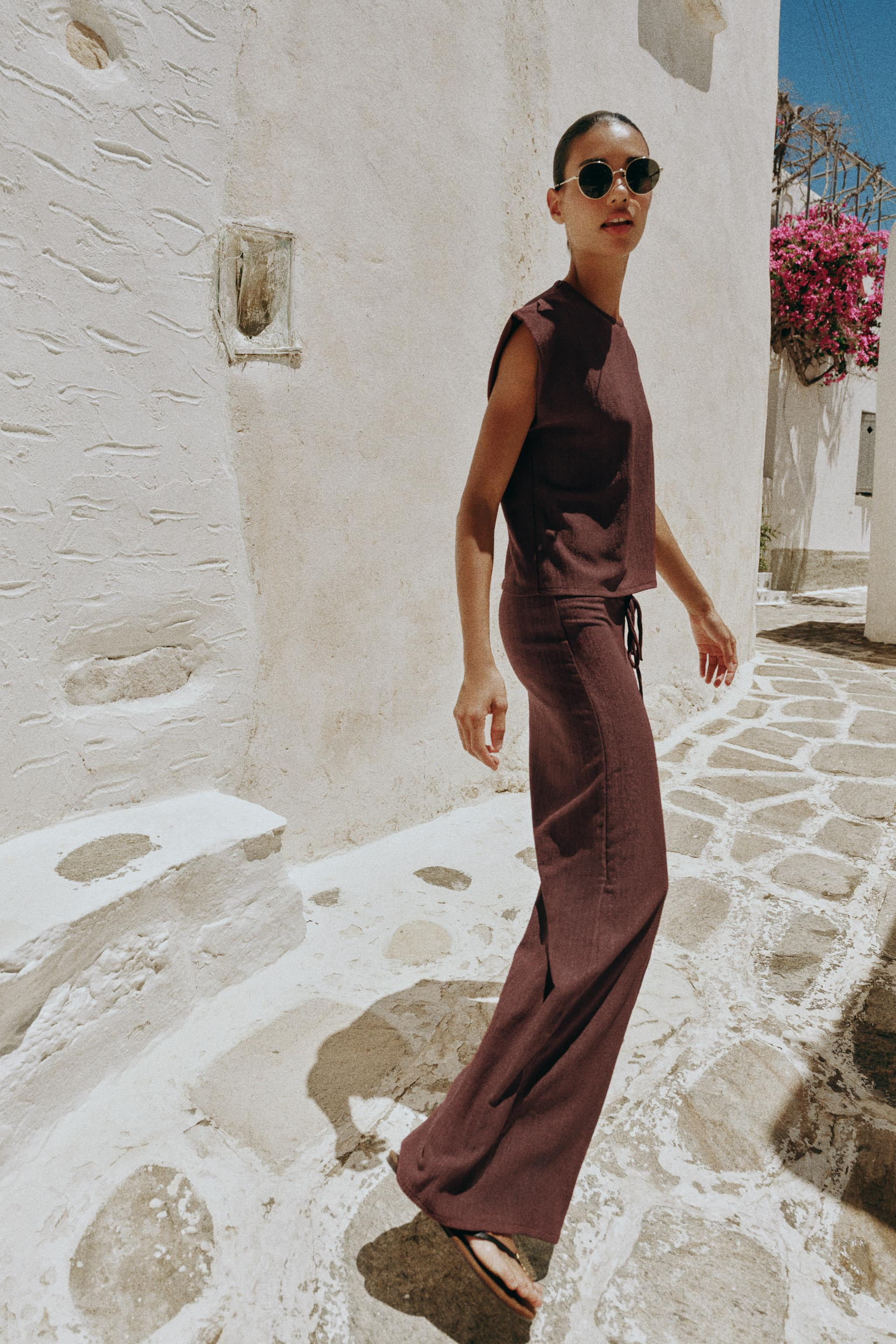 RUSTIC STRAIGHT TROUSERS | Zara UK