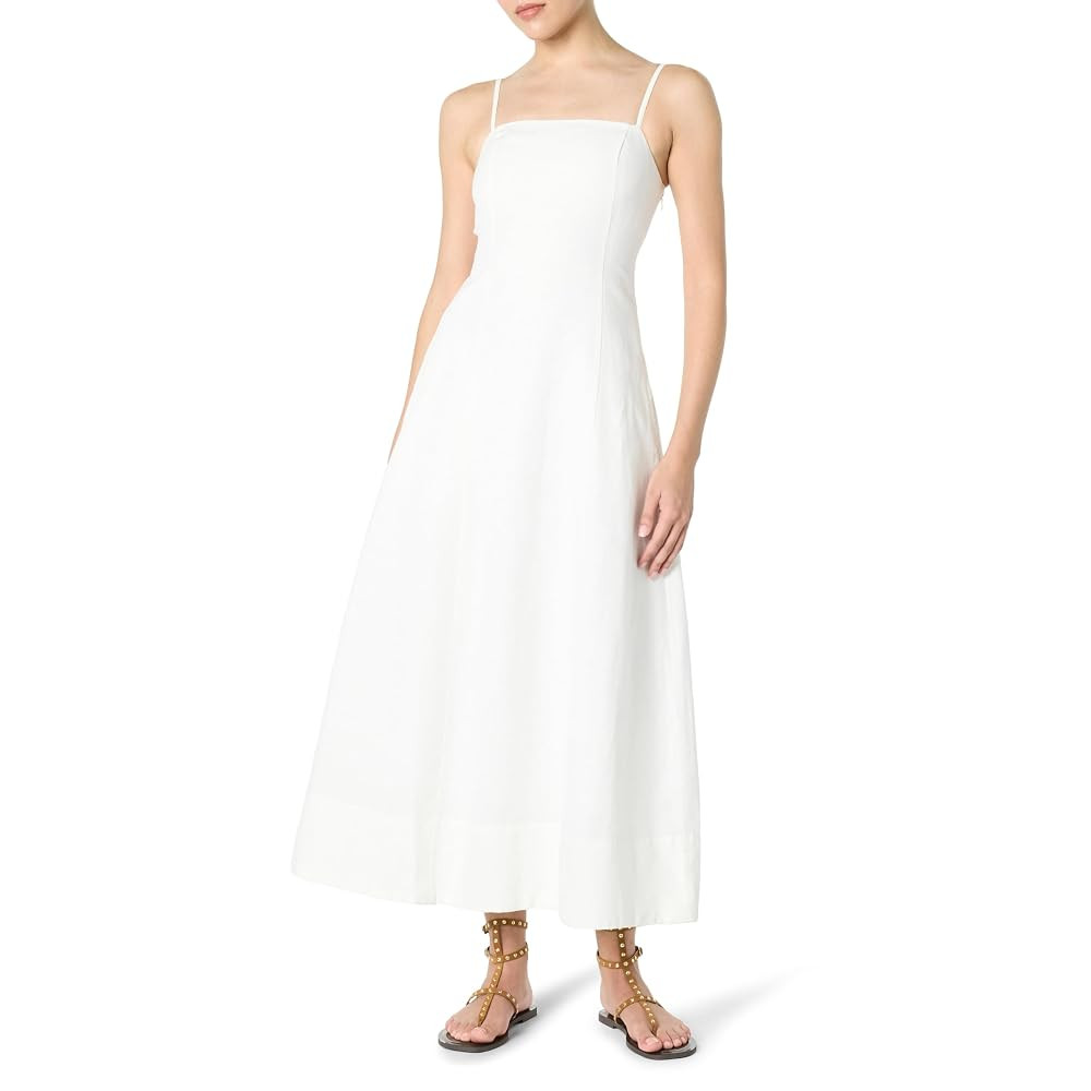 The Drop Women's Daphne Square Neck Linen Maxi Dress | Amazon (US)