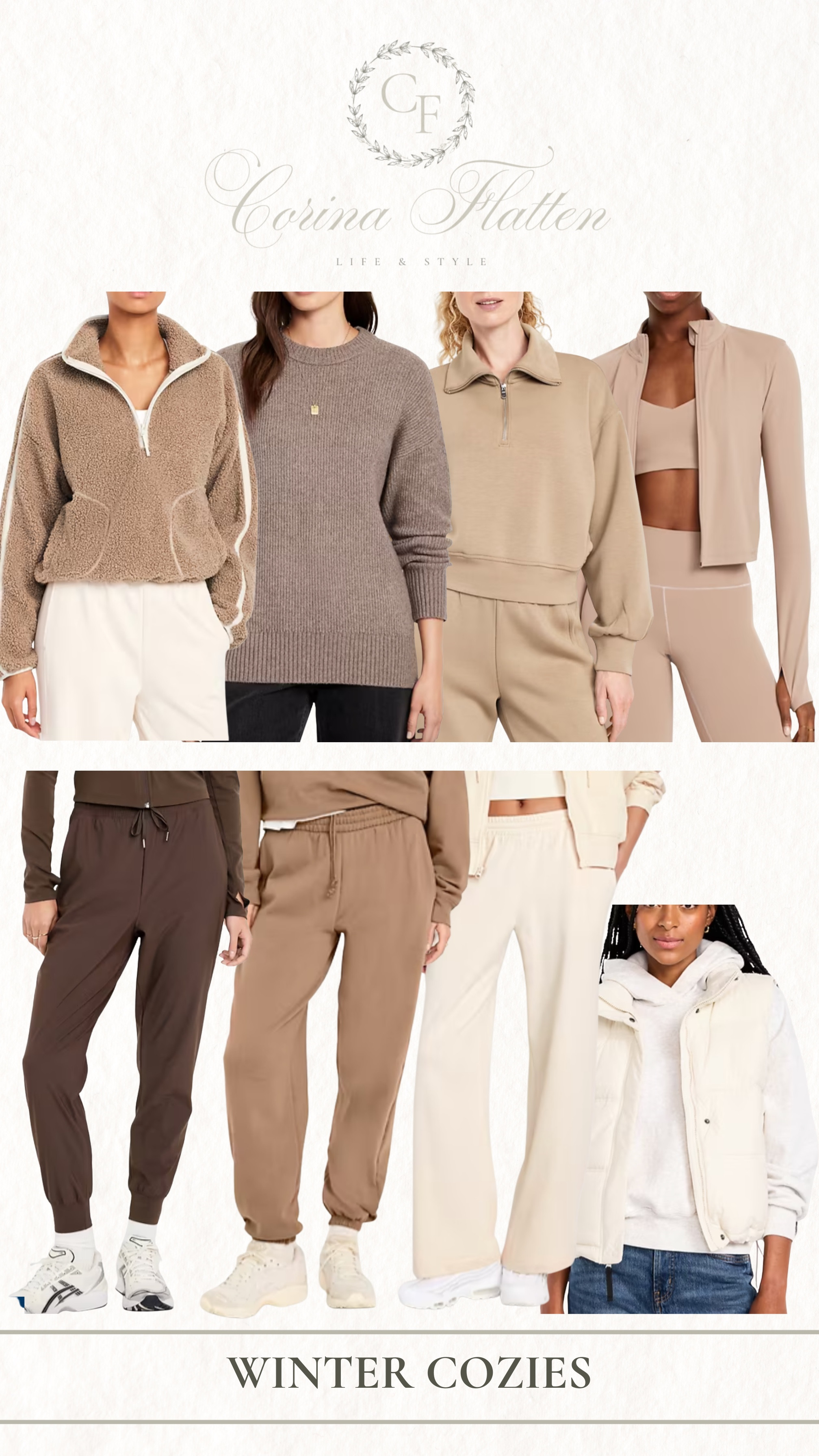 Winter cozies are always a win!

Old Navy, puffer vest, fleece pants, pullover, athleisure, active wear, joggers, sweat pants, midlife, over 40

#LTKOver40 #LTKActive #LTKFindsUnder50