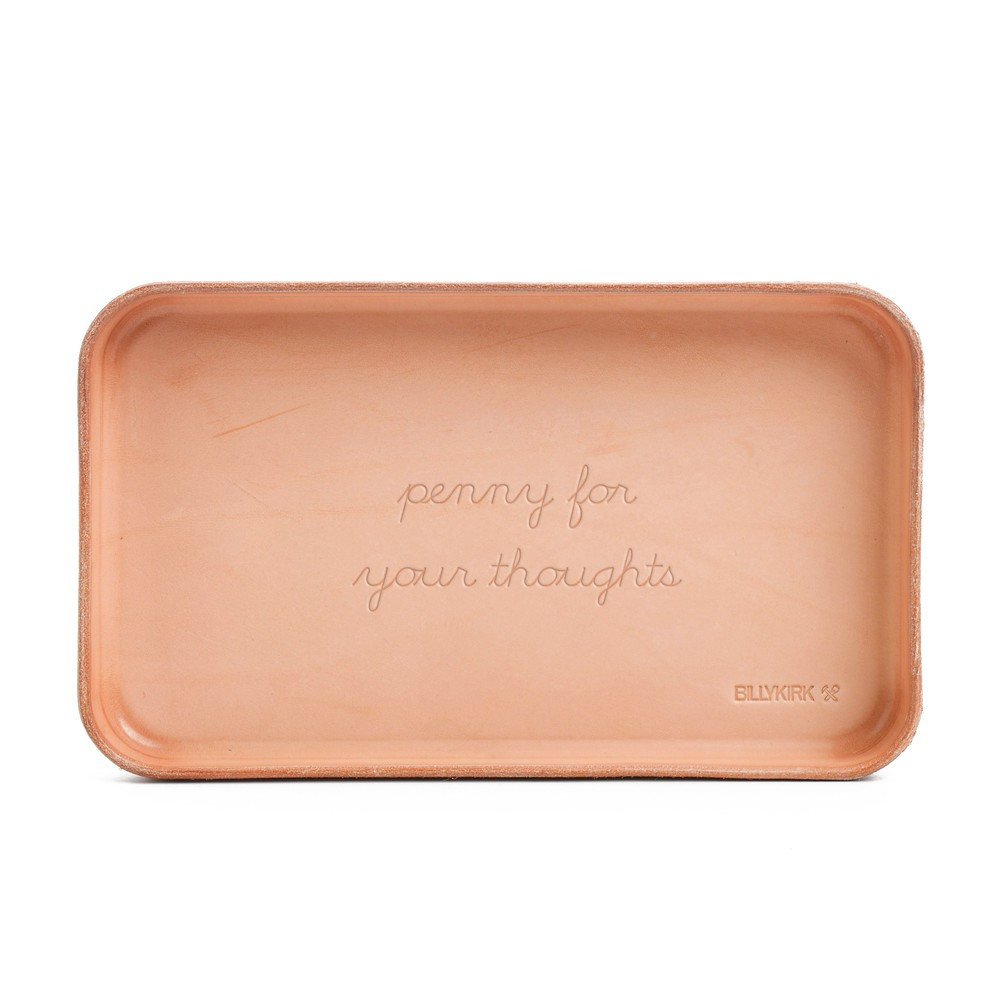 Billykirk Embossed Leather Valet Tray | goop