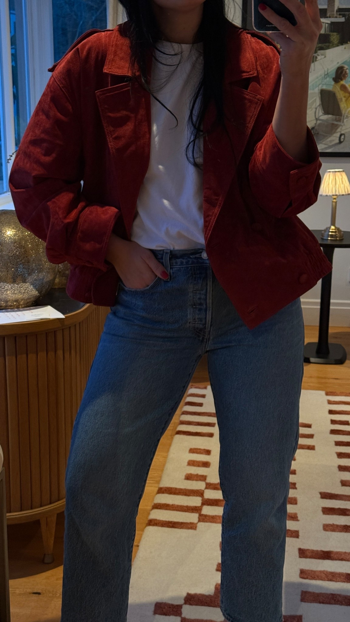 If you buy one thing from Zara this month make it this red suede jacket - it’s giving Saint Laurent!

#LTKwinter #LTKuk #LTKstyletip